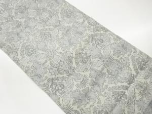 動物・花葉・抽象模様織出し名古屋帯